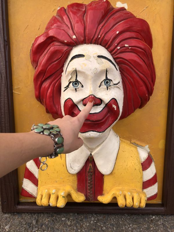 70s Vintage McDonald's Wall Statue Store Display Set (T947