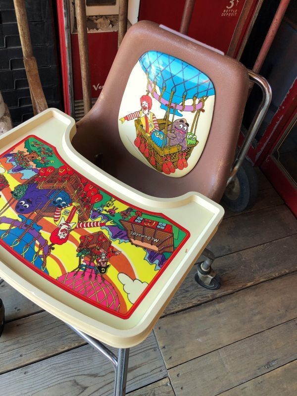 Vintage McDonald's Store Kids High Chair (M049) - 2000toys Antique