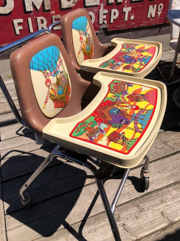 Vintage McDonald's Store Kids High Chair (M049) - 2000toys Antique
