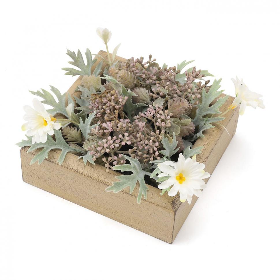 アートフラワー 木製フレーム WH | TWO-ONE STYLEネット