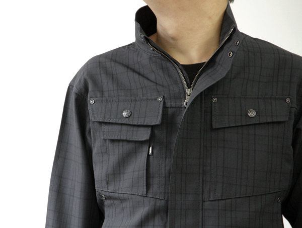 寅壱 7560-124 チェック柄長袖ブルゾン 商品詳細｜鳶服 鳶用品の宮乃屋