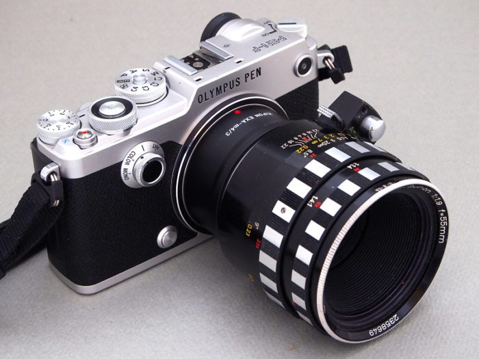 Rare Steinheil 55mm f/1.9 macro Quinon lens tested on the PEN-F