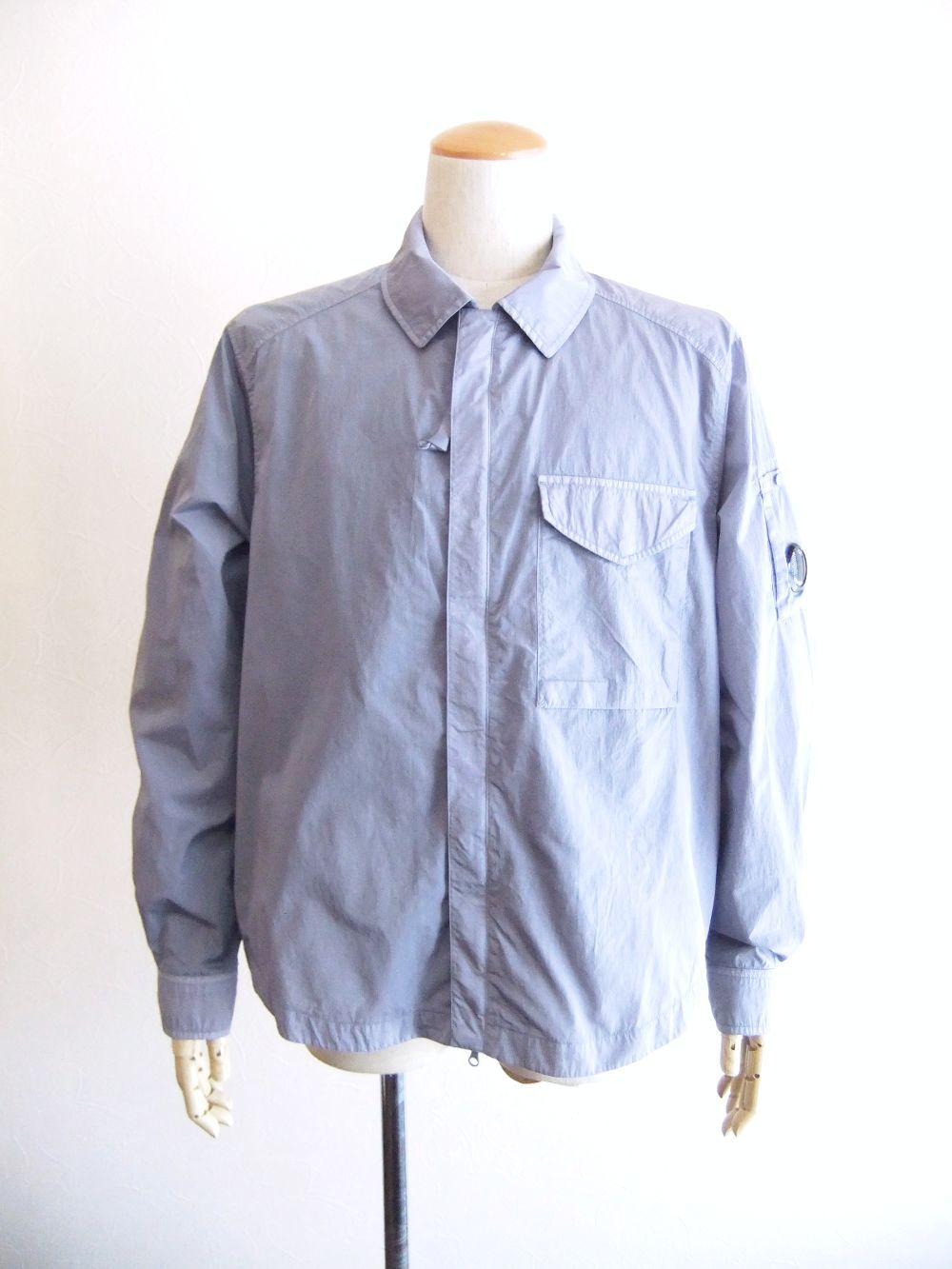 C.P. COMPANY - CHROME-R FULL ZIP OVERSHIRT (ラベンダー) ジップ