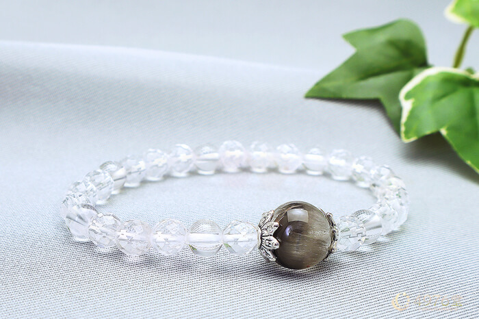 プラチナルチルブレスレット 大玉メイン ｜ 天然石通販の4976堂