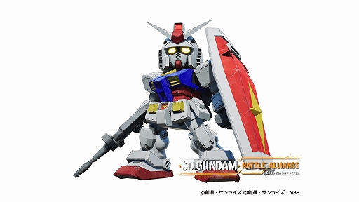 SDガンダム バトルアライアンス」，参戦機体やキャラクター情報，PV第1