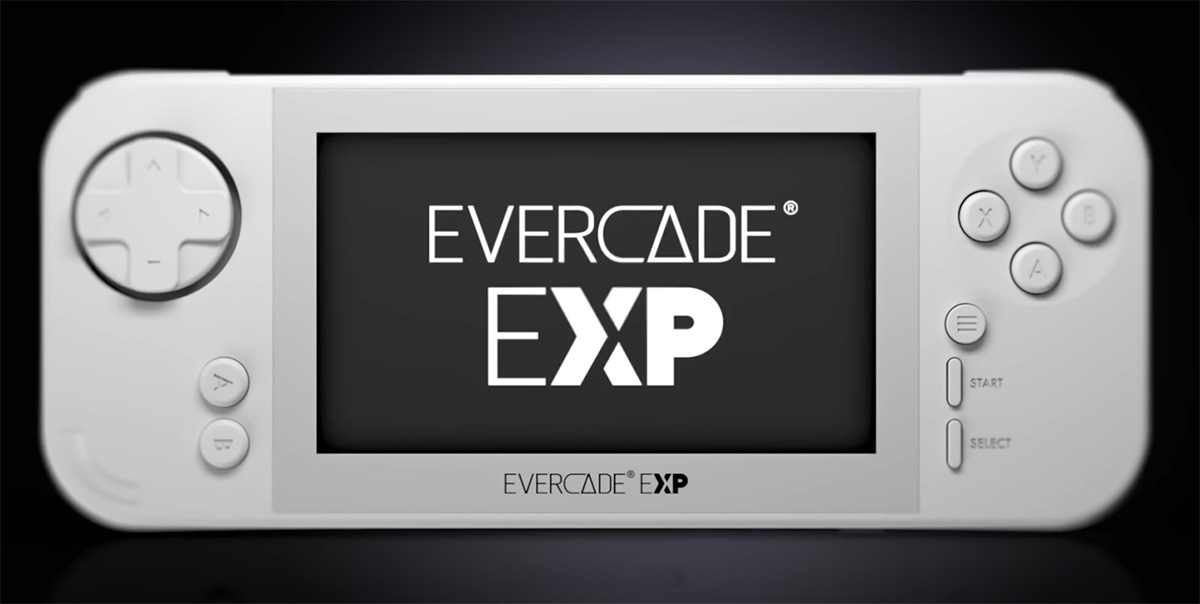縦持ちでもプレイできる携帯ゲーム機「Evercade EXP」が2022年冬に発売