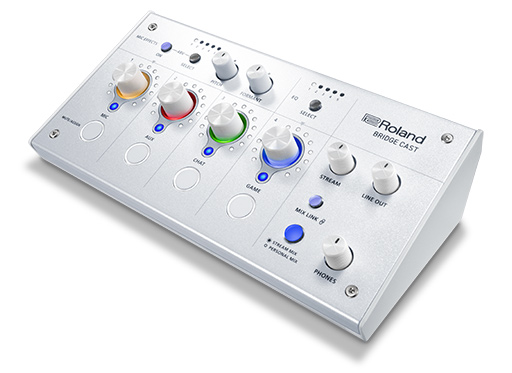 ローランドのゲーム配信者向けミキサー「BRIDGE CAST」に明るい
