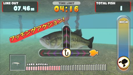 Let's Try Bass Fishing FISH ON NEXT」は2012年3月22日に発売。声優の