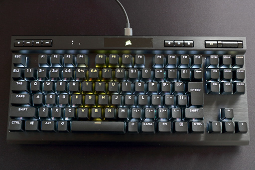 Corsair，10キーレスキーボード「K70 RGB TKL」とマウス「SABRE RGB