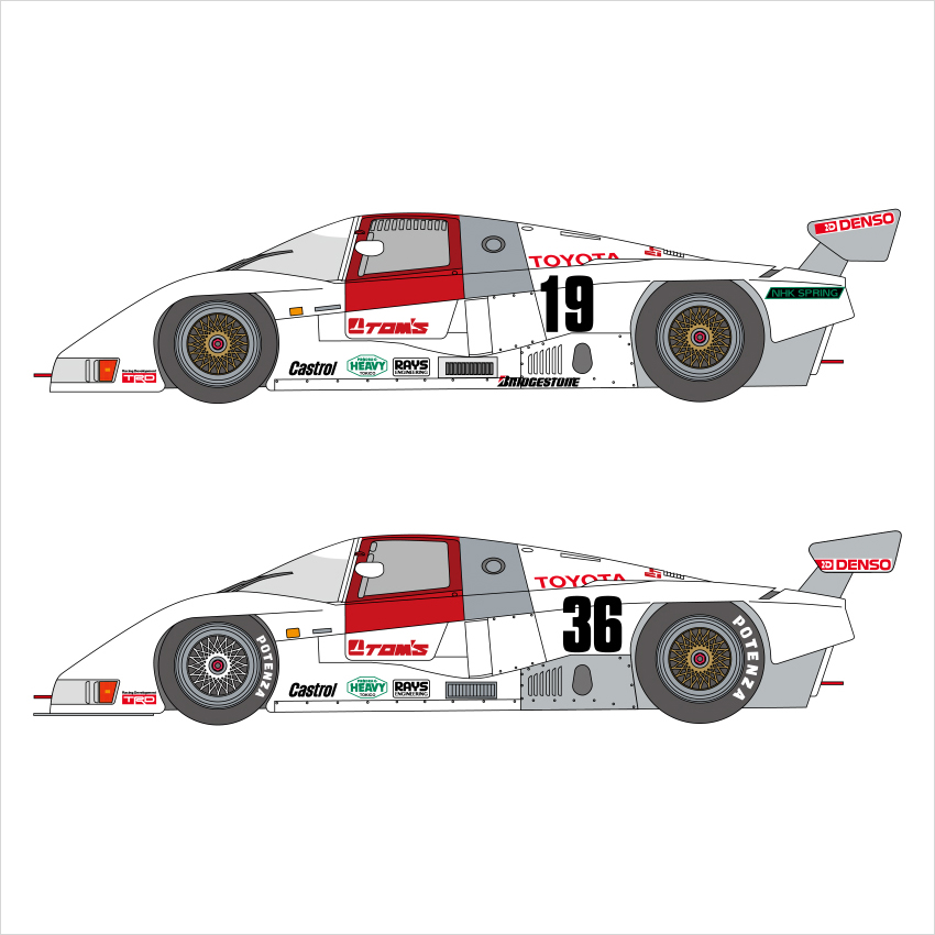 SHUNKO 1/24 トヨタ トムス 84C 1984 デカール タミヤ対応 | クアトロ
