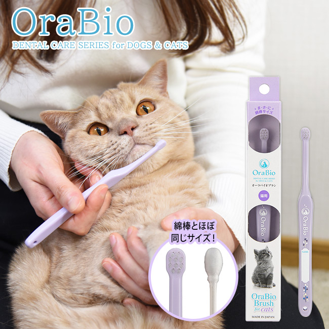 OraBio オーラバイオブラシ 猫用 歯ブラシ 歯磨き ハミガキ (80613