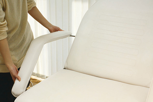 T-213T 低反発フェイシャルベッド(ホワイト） | 株式会社フィフティ