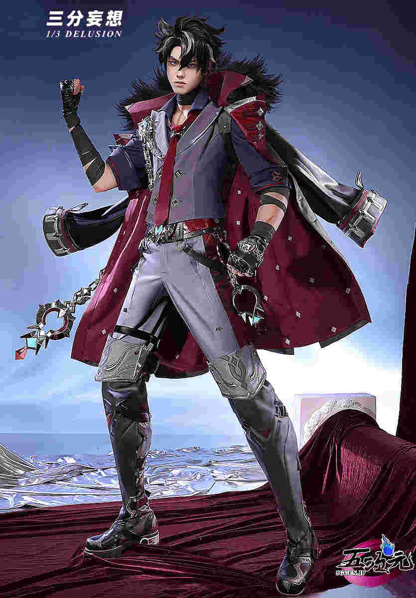 三分妄想 原神 コスプレ リオセスリ ウィッグ