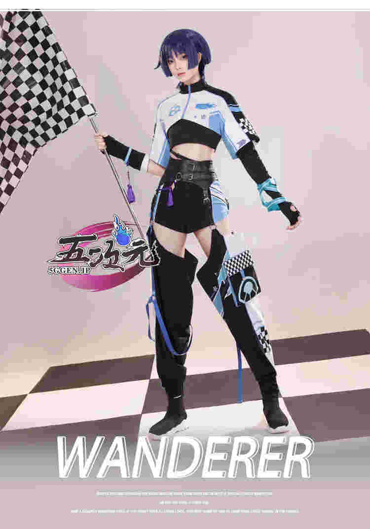 三分妄想 原神 コスプレ スカラマシュ 傾奇者 散兵少年 神意PV 衣装