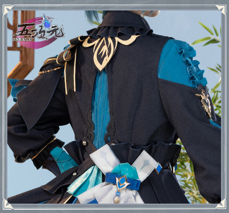 猫屋小舗 原神 コスプレ 行秋 竹身雨化 海灯祭 スキン 衣装