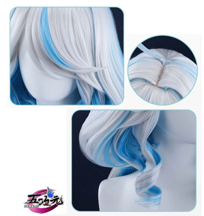 三分妄想 原神 コスプレ フリーナ ウィッグ 3種類（プネウマ・ウーシア