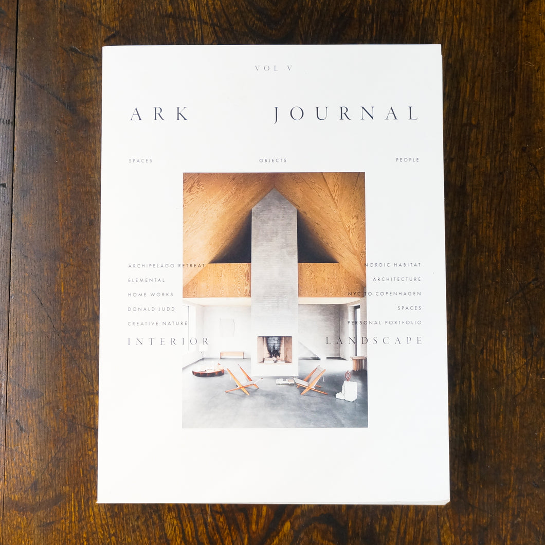 新刊】ARK JOURNAL VOLUME V SPRING/SUMMER 2021 COVER B – 枯淡苑