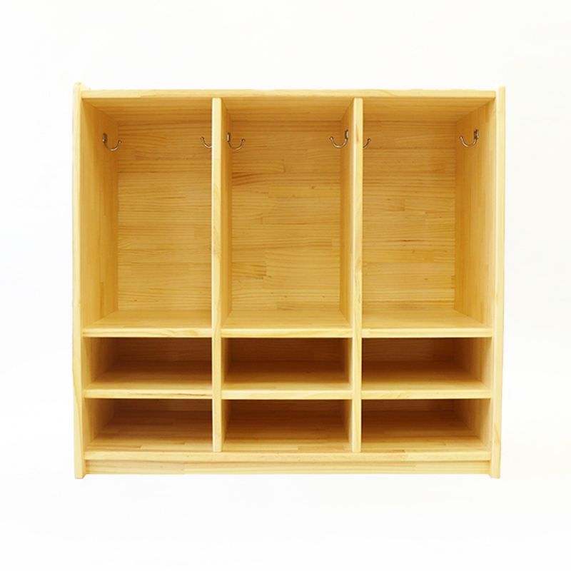 ロッカー(6人用)｜木製キッズコーナー、木製子供家具・キッズ椅子の