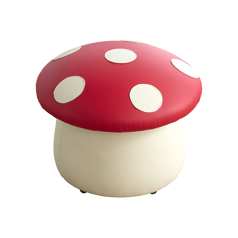 キッズコーナー用家具 きのこスツール小｜木製キッズコーナー、木製