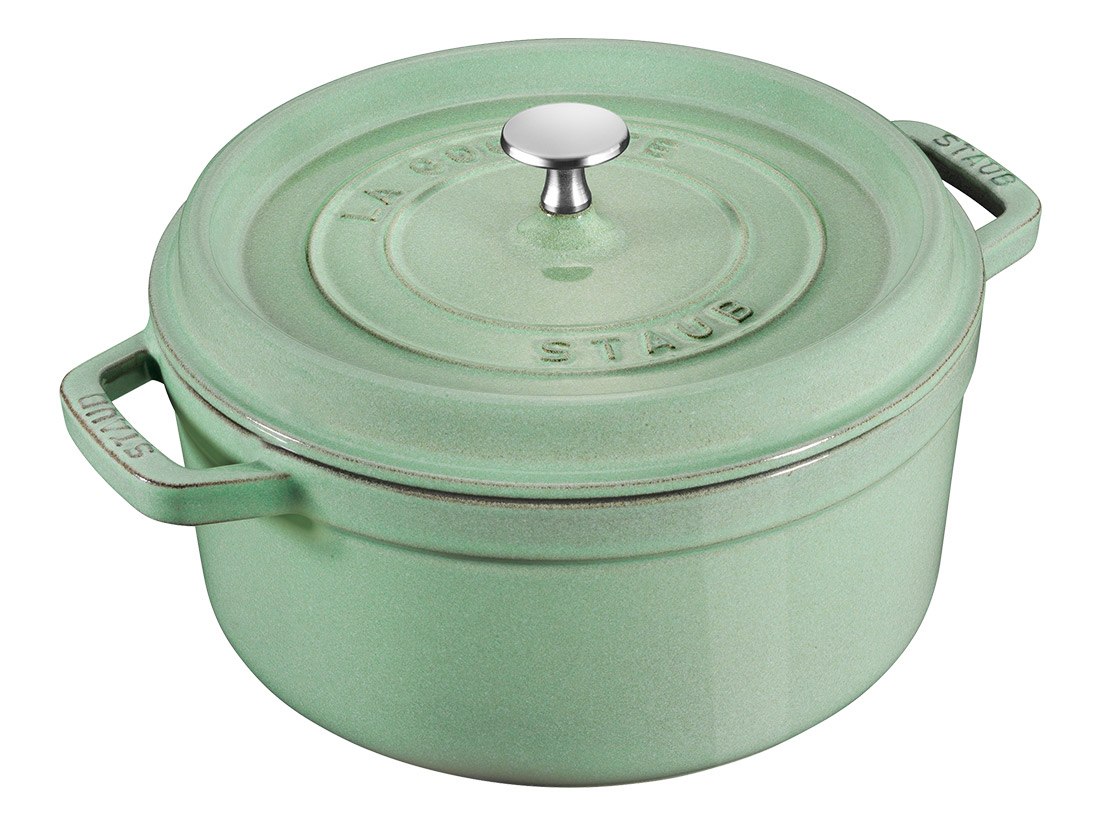 STAUB ピコ・ココット ラウンド 22cm セージグリーン 2.6L | 鍋 | お