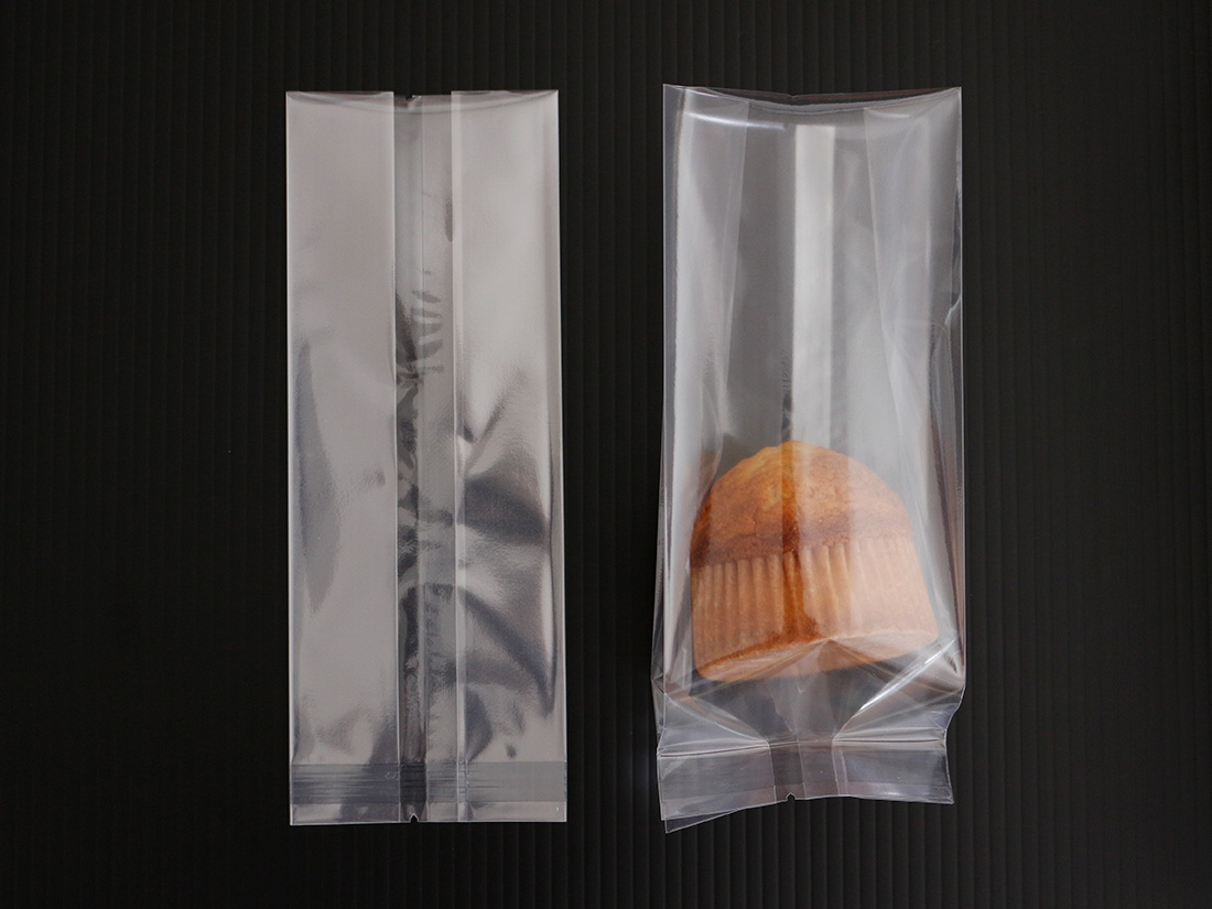 cotta ガス袋 75×200+60 (横マチ無地_透明) F-2 | ガゼット袋 | お菓子