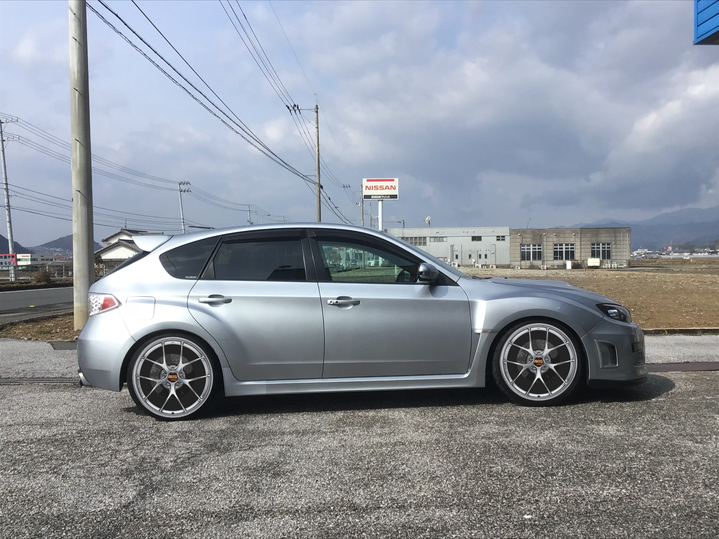 決め手はホイール シュミレーション！」GRBインプレッサにBBS RI-Aを