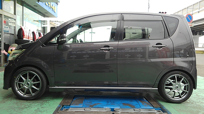 ムーヴL175Sを ローダウン | ダイハツ ムーヴ 足まわり