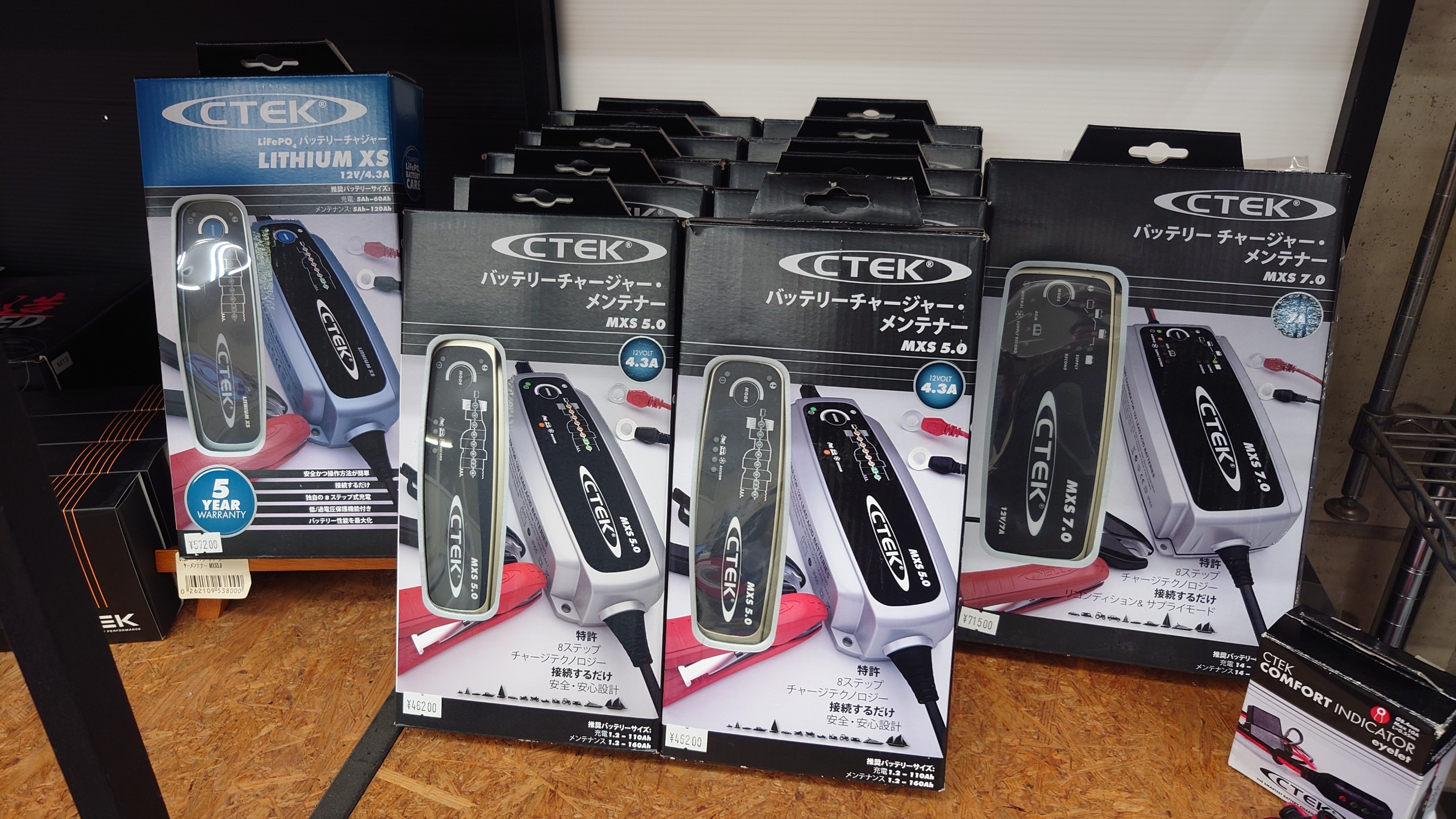 CTEK（シーテック）バッテリーチャージャー の 正規輸入モデル「MXS5