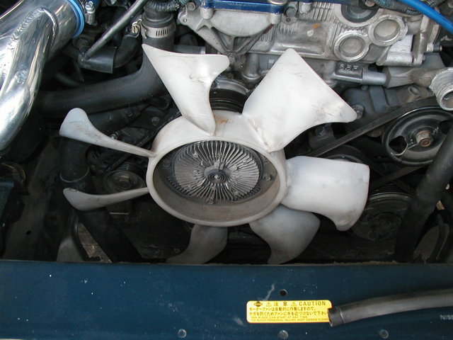 シルビア GPスポーツ「メガテック・クーリング・ファン」装着。 | 作業