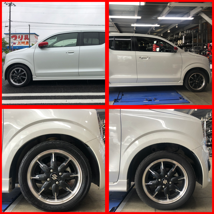 アルトターボRS 足回り交換 ［ HA36S × KYB ローファースポーツキット