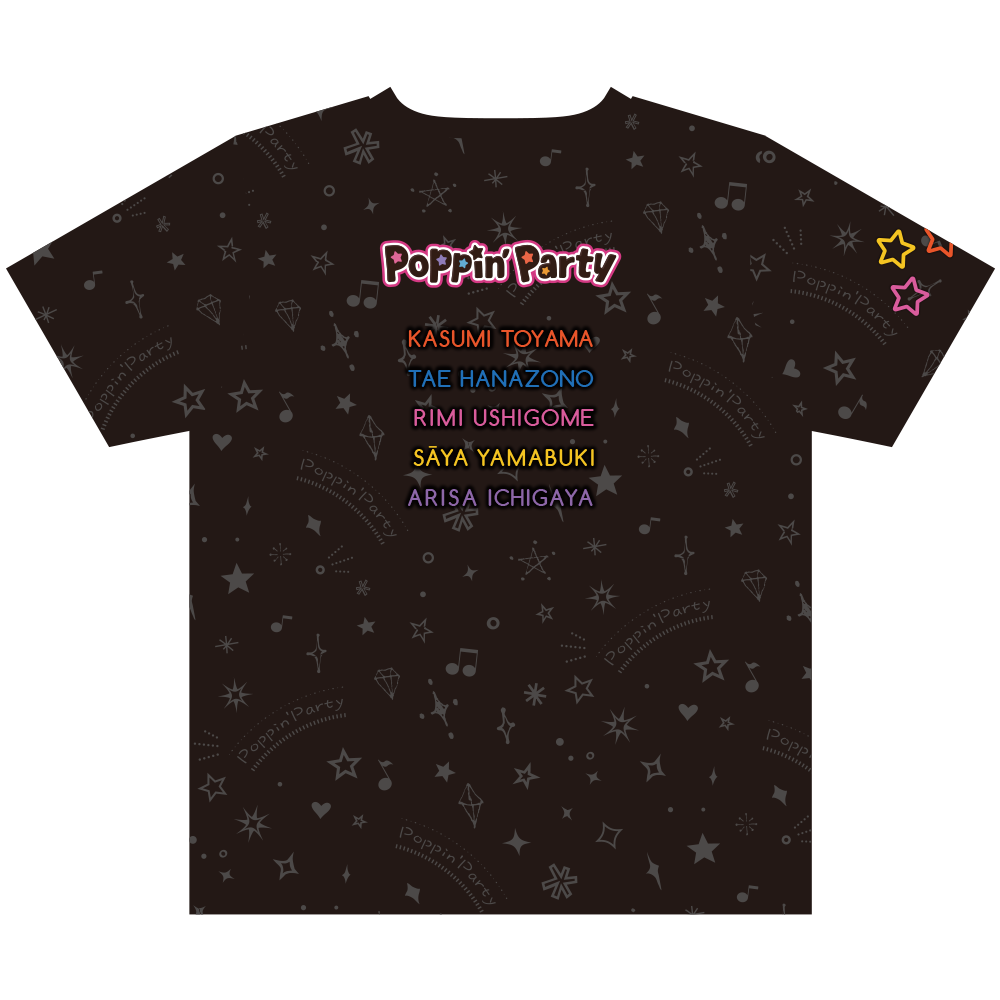 バンドリ！ガールズバンドパーティ！ フルグラフィックTシャツ