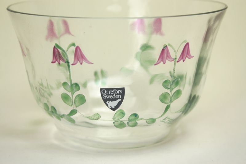 Orrefors Eva Englund Bowl Linnea/オレフォス ボウル 北欧ガラスと