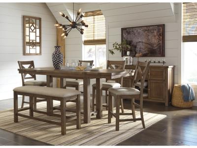 Signature Design by Ashley D631-32 Moriville Counter Height Extendab