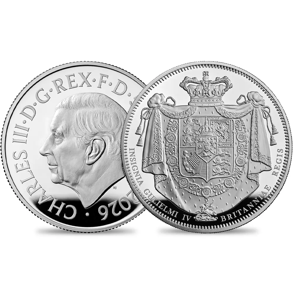 未鑑定＋鑑定オプション付き】イギリス 2026 チャールズ3世 ウィリアム