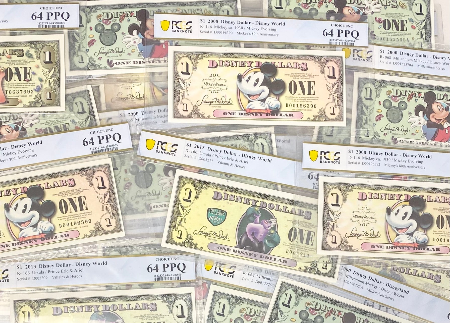 Disney Dollar Millennial Grab Bag - PCGS 64 PPQ Choice