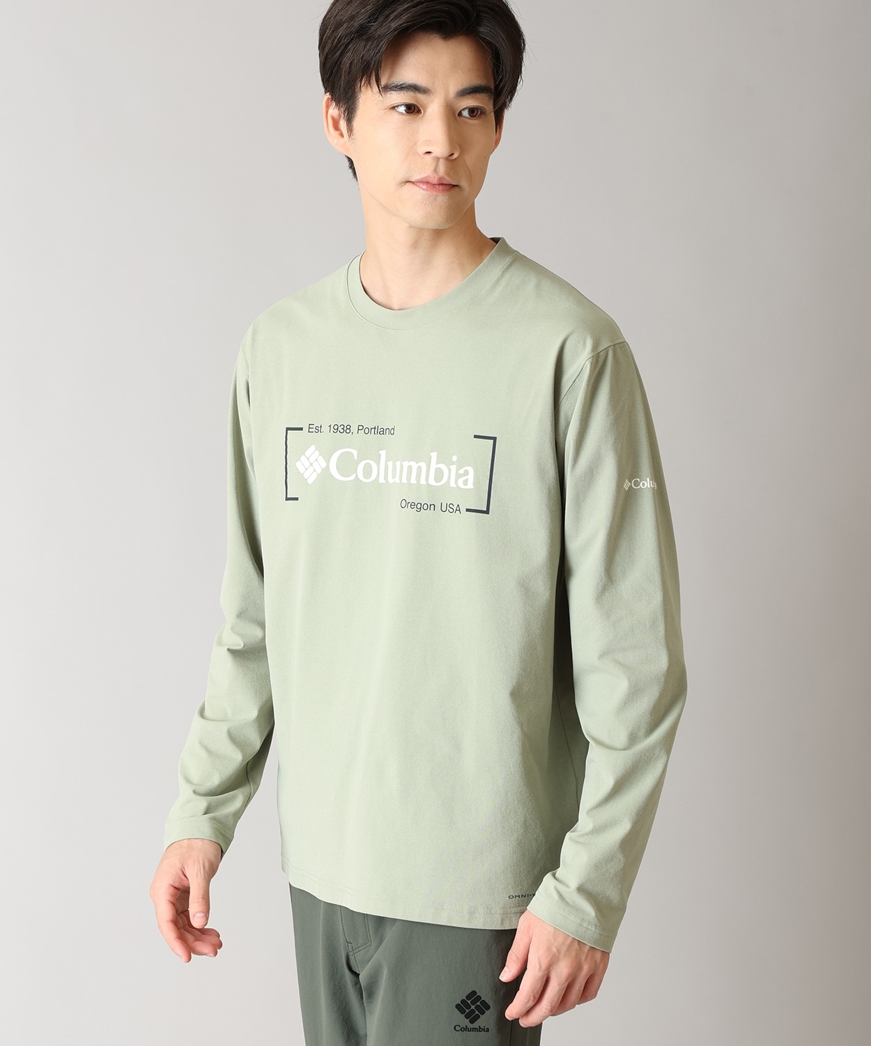 ライトキャニオングラフィックロングスリーブTシャツ(S Safari