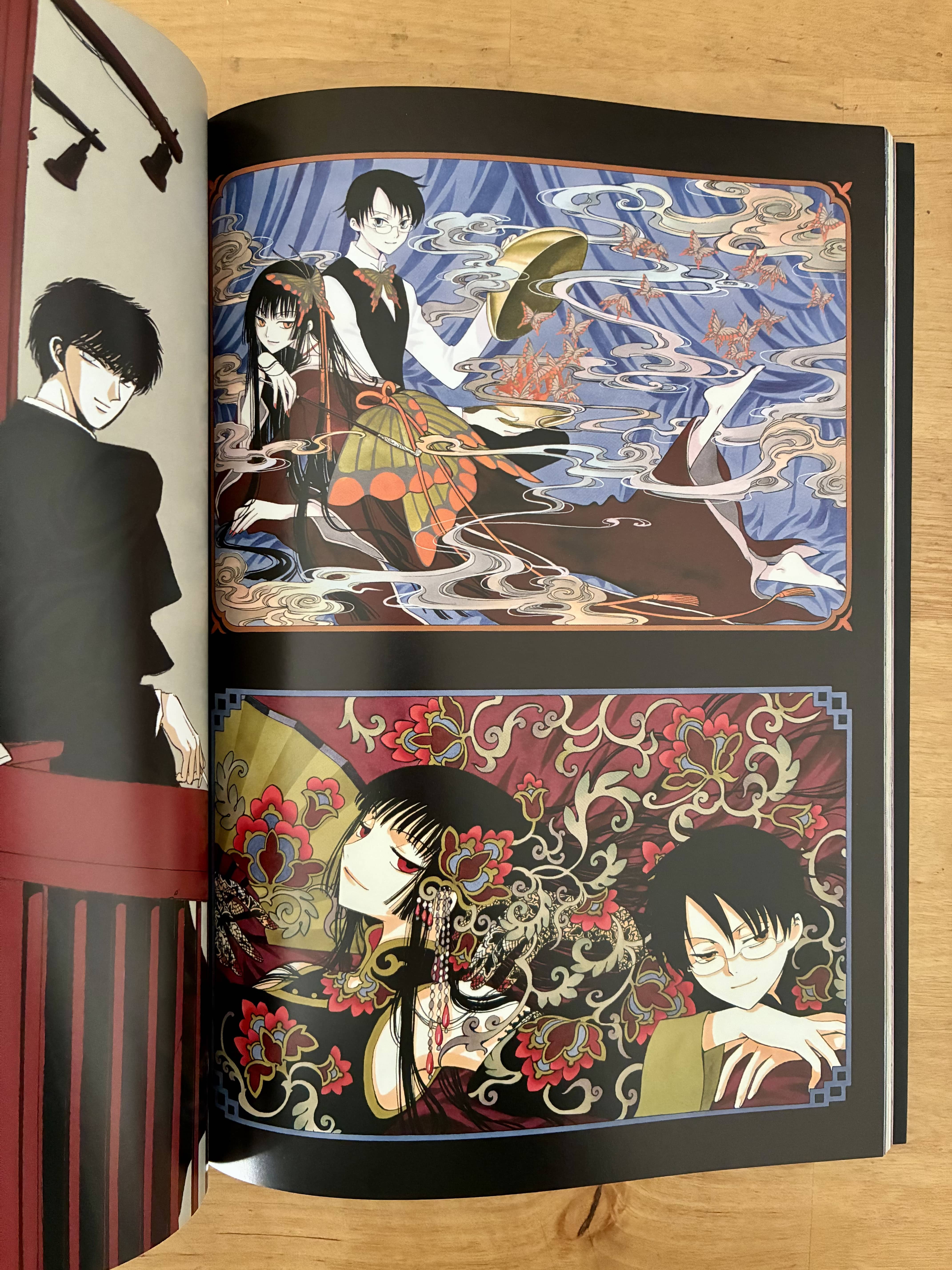 CLAMP's official artbook COLOR KURO is a gorgeous collection of a