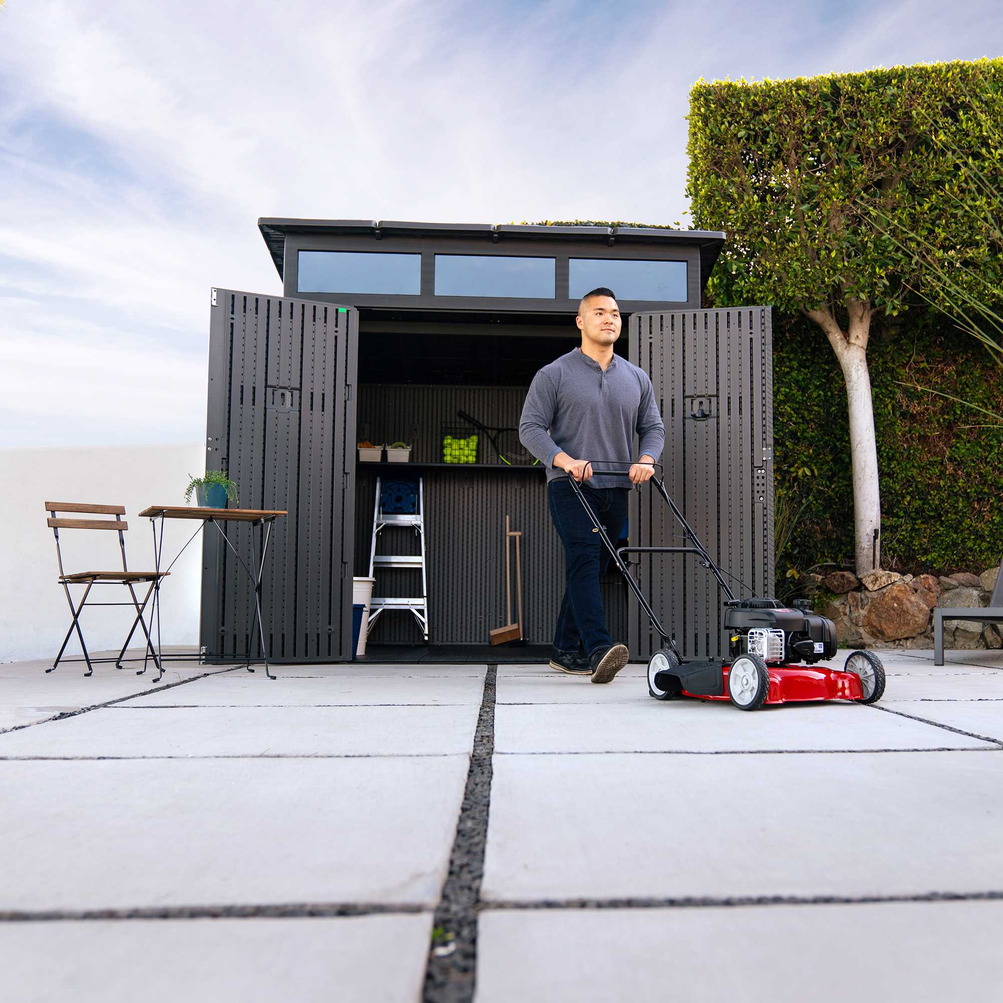 Lifetime Modern Storage Shed 60336 8.3 Ft x 8.3 Ft Building