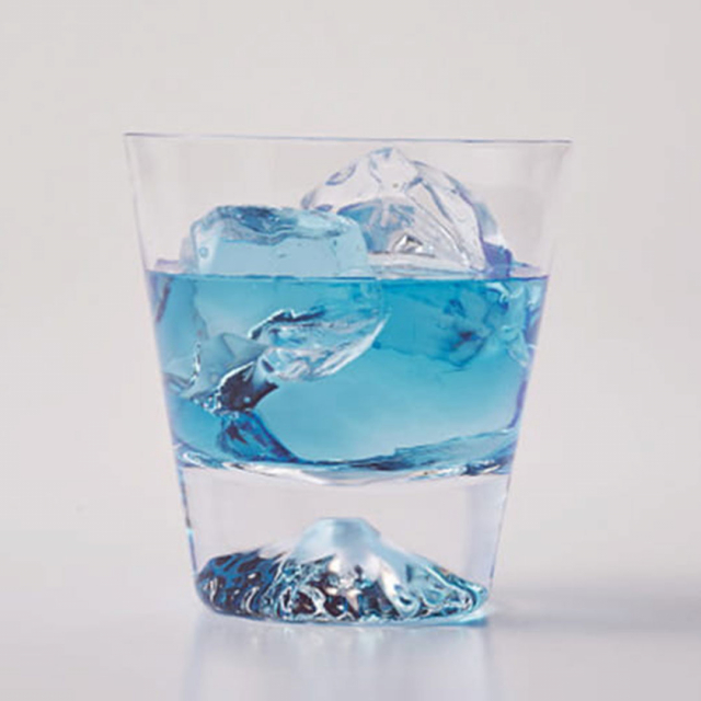 田島窯 江戸硝子 富士山 ロックグラス(木箱入) [CONCENT]コンセント