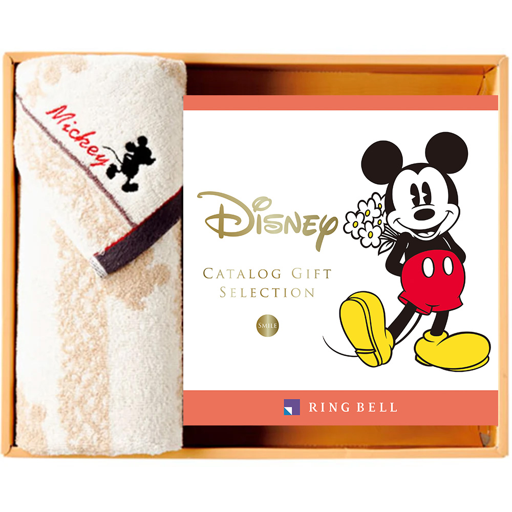 ディズニー カタログギフト(SMILEコース)+フェイスタオルセット