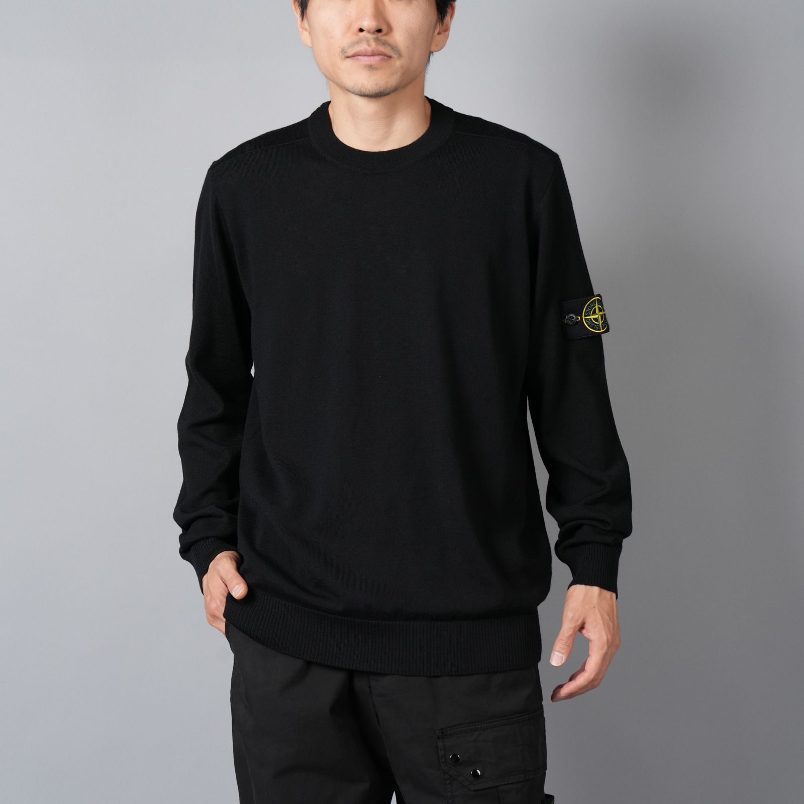 STONE ISLAND - 【ラスト1点】510C4 / LIGHT RWS PURE WOOL / クルー