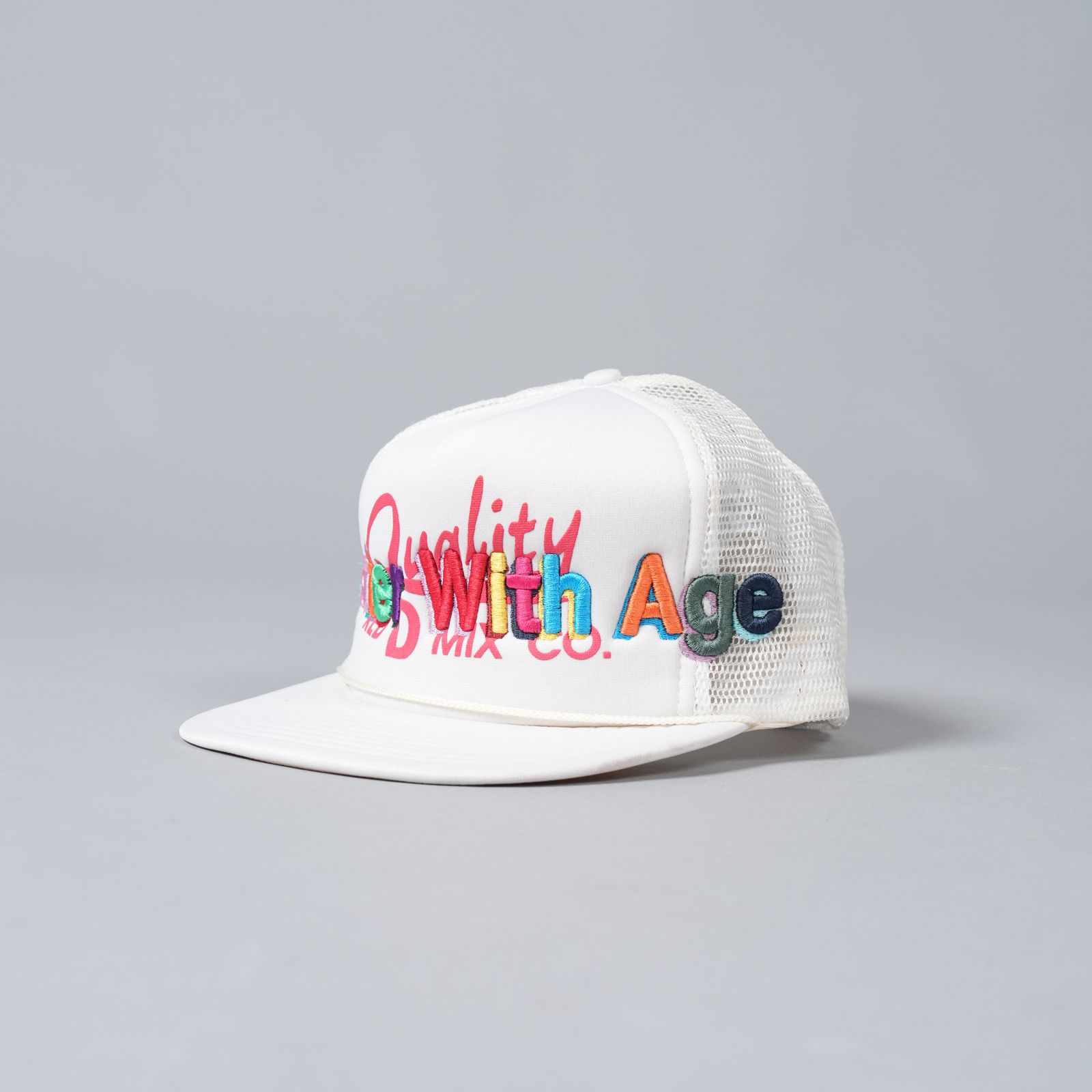 Better With Age - WTH is BWA Hat / メッシュキャップ (ホワイト