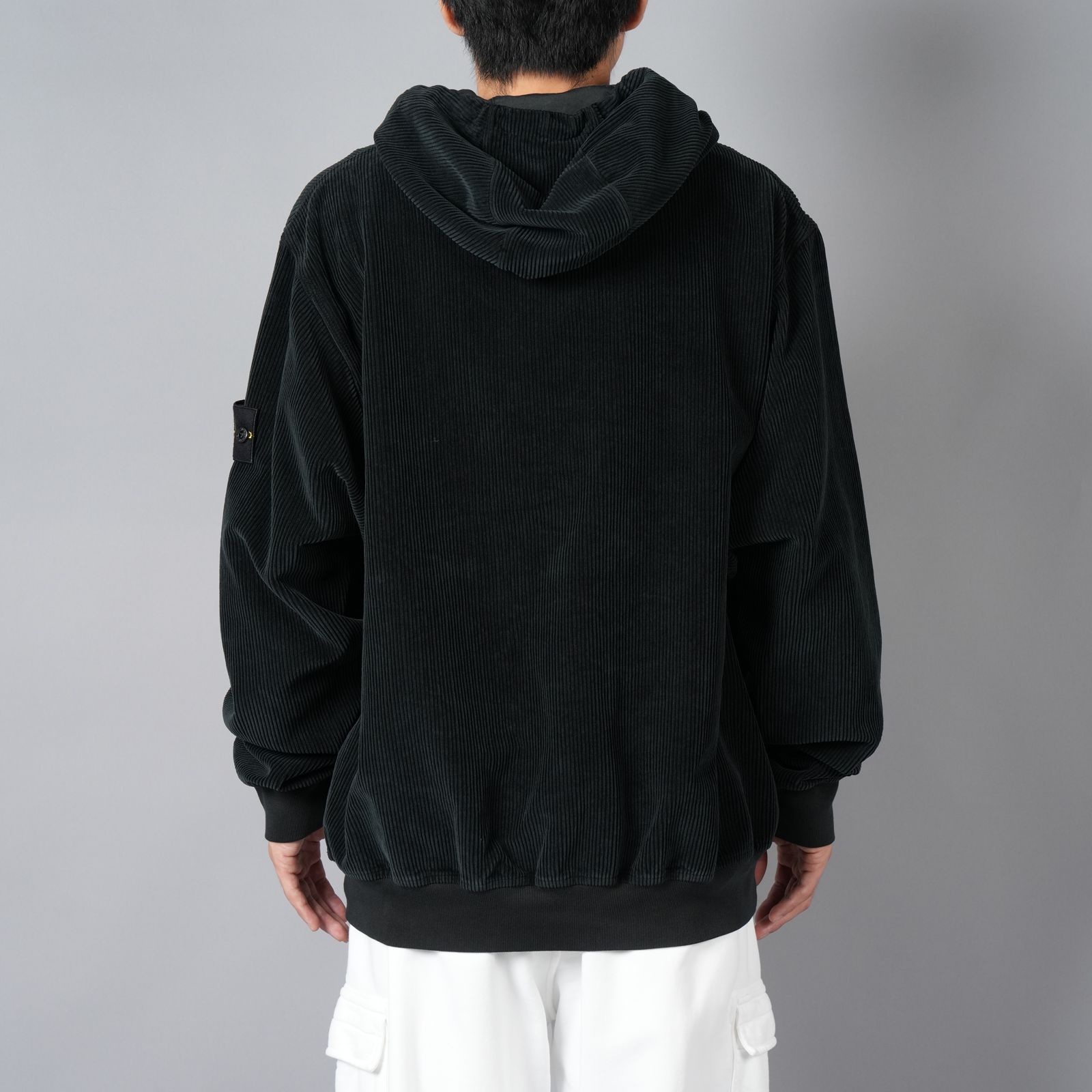 STONE ISLAND - 12106 ORGANIC COTTON CORDUROY 800 FROST FINISH