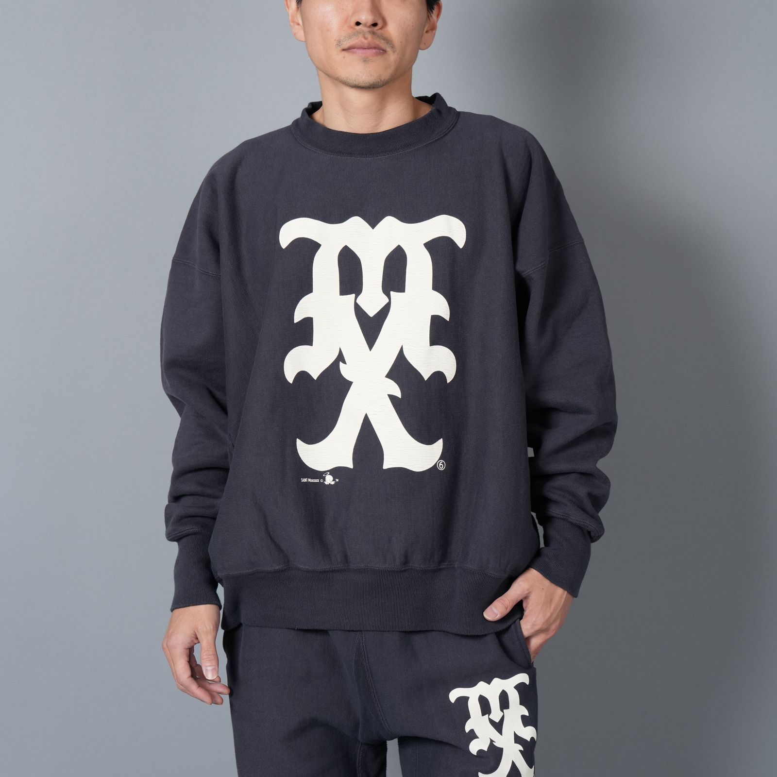 SAINT M×××××× - 【ラスト1点】SM-YS1-0000-033 / CREW SWT / MX