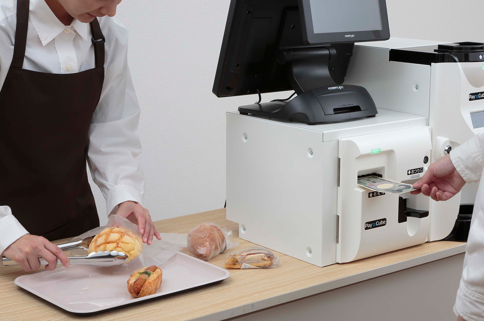 自動釣銭機ならセルフ会計に適した『Pay Cube』