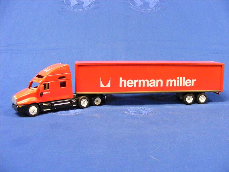 Buffalo Road Imports. KW T2000 semi van HERMAN MILLER TRUCK BOX