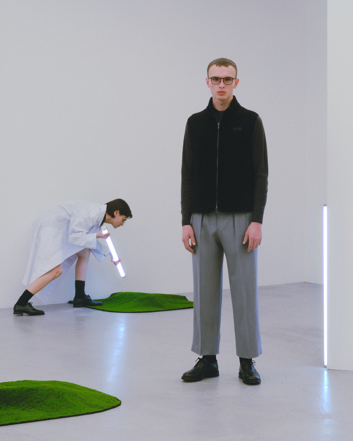 00｜CES-Walenode｜ZIP VEST00｜TOPIC｜Continuer Inc.｜メガネ