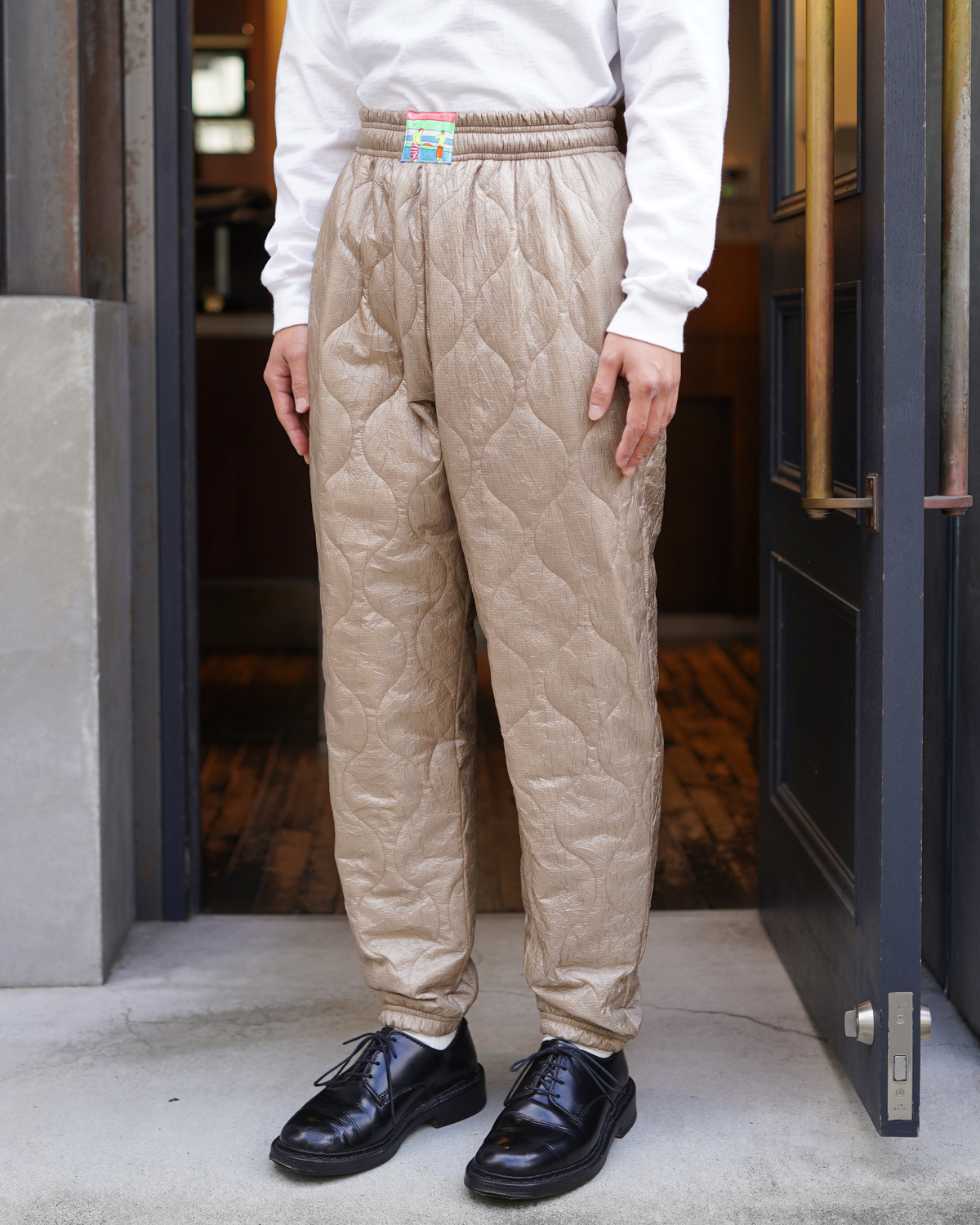 NEAT｜MILITARY GOURD QUILTING｜BEACH PANTS - Coyote｜PRODUCT