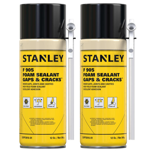 STANLEY F905 Gaps & Cracks Sealant – Polyurethane Spray Foam
