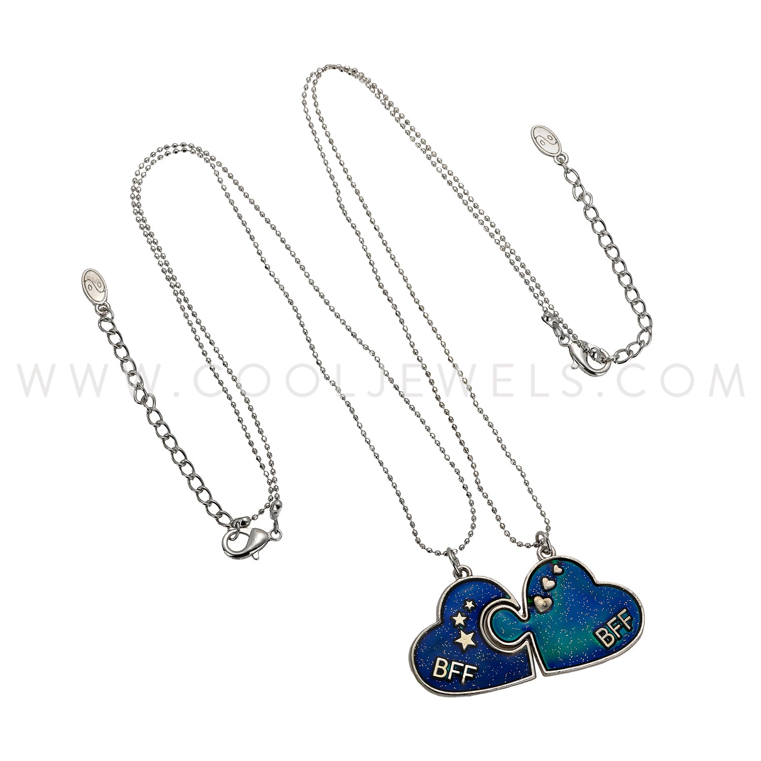 BFF Mood Heart Puzzle Necklaces | Wholesale BFF Mood Heart Puzzle